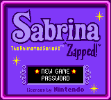 Sabrina - The Animated Series - Zapped! (USA, Europe) Title Screen